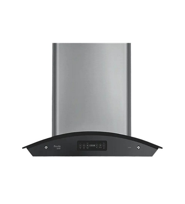 Preethi Alcor KH 206, 3 Speed Chimney with 1200 m3/hr Suction, 60cm , 180 W, 2x Baffle Filter, 10 Yr Motor Warranty